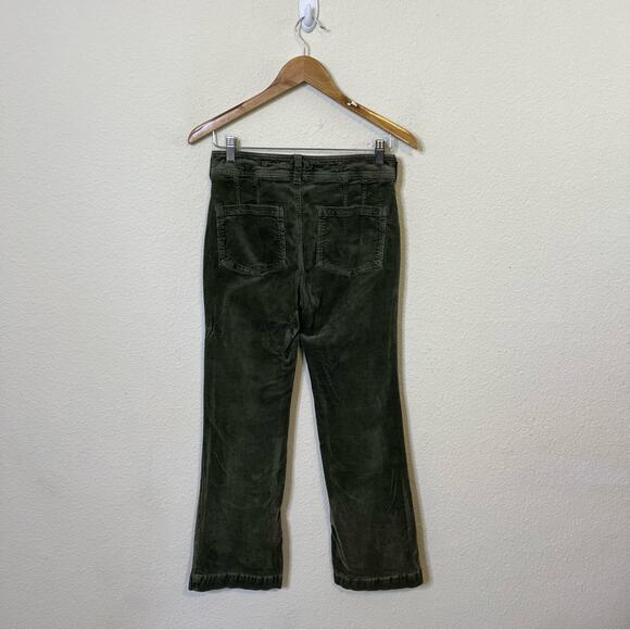 Anthropologie Pilcro High-Rise Bootcut Corduroy Pants Trousers Green Womens 27 - Picture 6 of 9